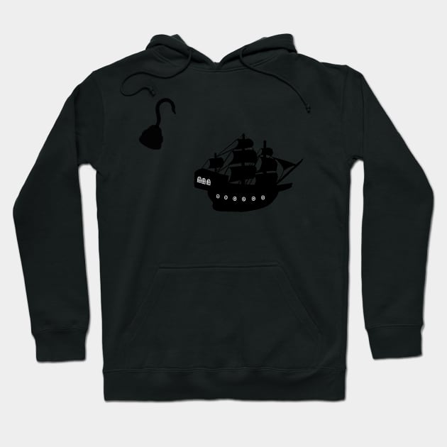 captain hook Hoodie by dreamtravel